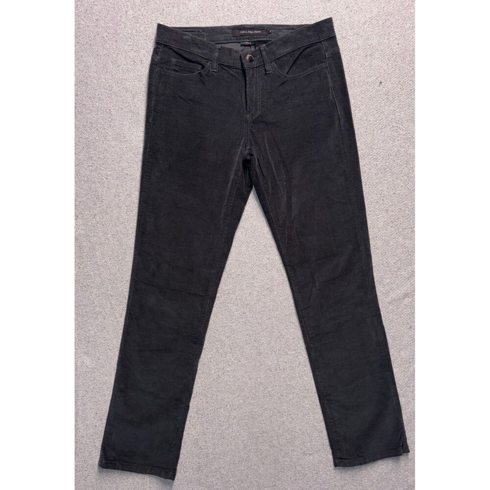 Calvin Klein Jeans Women’s Straight Leg Corduroy Pants - Gray Size 6